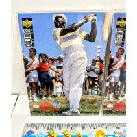 1994 Collector's Choice Michael Jordan Pro Files #204 Golf SET Base + Fascimile Signature Card 2