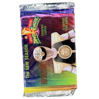 1995 Collect-A-Card Power Rangers Mighty Morphin New Season Factory Sealed Pack Front