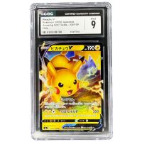 2020 Pokemon Pikachu Amazing Volt Tackle #030/100 Holo CGC 9 Front