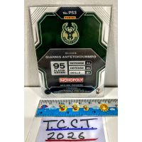 2022 Panini Prizm Monopoly Giannis Antetokounmpo #PS3 Back