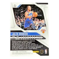 2024 Panini Prizm Jalen Brunson Cracked Ice #217 Back