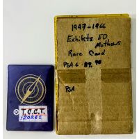 1952 Baseball Eddie Matthews #W461 Exhibit Card