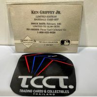 1991 Barry Colla Photography Ken Griffey Jr Limited Edition Card Backside