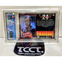 1993 Triple Play Deion Sanders #162 SQC 9.5 Back