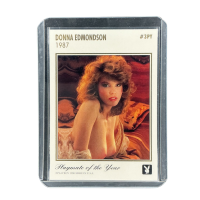 1996 Playboy Edition Donna Edmondson Haymate of the Year 1987 #3PY Backside