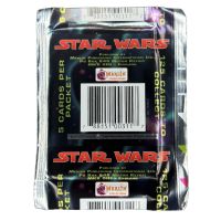 1997 Merlin Star Wars Trilogy Collection Factory Sealed Pack Backside