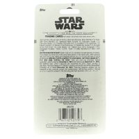 2015 Topps Star Wars Dark Lord Sith Factory Sealed Blister Backside
