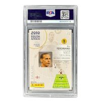 2010 Panini World Cup Rio Ferdinand South Africa #83 PSA 10 Backside