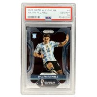 2022 Prizm World Cup Qatar Julian Alvarez RC #4 PSA 10