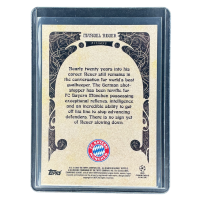 2022 Topps Deco UEFA Champions League Manuel Neuer Backside
