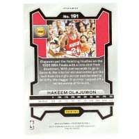2023 Panini Prizm Hakeem Olajuwon Pink Cracked Ice #191 Back