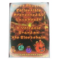 2024 Lava Heads Red Lava Plushie 13x9cm + Collector Box Backside