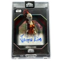 2024 Topps Chrome Black Star Wars Aurra Sing #ADS-JK Auto