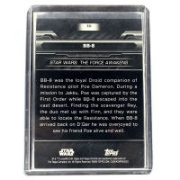 2024 Topps Chrome Black Star Wars BB-8 #30 /50 Backside