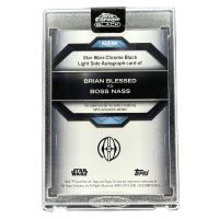 2024 Topps Chrome Black Star Wars Boss Nass #ALS-BS /99 Auto Backside