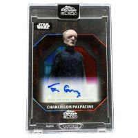 2024 Topps Chrome Black Star Wars Chancellor Palpatine #ADS-TC /99 Auto