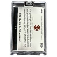 2024 Topps Chrome Black Star Wars Darth Vader's The Fighter Depth of the Darkside #DD-16 Backside