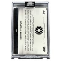 2024 Topps Chrome Black Star Wars Death Trooper Depth of the Darkside #DD-7 /50 Backside
