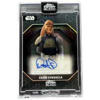 2024 Topps Chrome Black Star Wars Cham Syndulla #ALS-DO Auto