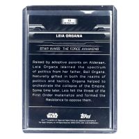 2024 Topps Chrome Black Star Wars Leia Organa #10 /199 Backside