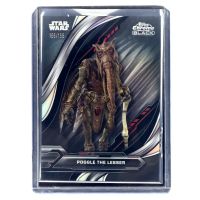 2024 Topps Chrome Black Star Wars Poggle The Lesser #99 /199