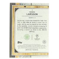2024 Topps Museum Henrik Larsson /75 #49 Back