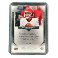 2024 Upper Deck Goodwin Champions Dillon Gabriel Football #P41 Backside