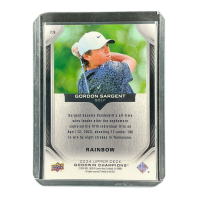 2024 Upper Deck Goodwin Champions Gordon Sargent Golf #P26 Backside