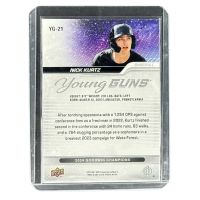 2024 Upper Deck Goodwin Champions Nick Kurtz Young Guns #YG-21 Backside