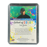 2024 Upper Deck Goodwin Champions Tiger Woods Golf #131 Backside