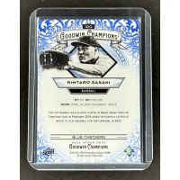 2025 Goodwin Champions Rintaro Sasaki #100 /249 Backside
