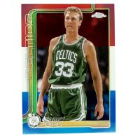 2025 Topps Chrome Larry Bird Tricolor #243 Front