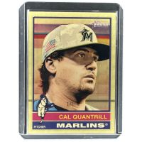 2025 Topps Heritage Cal Quantrill Marlins #501 Superfractor 1/1