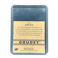 2025 Upper Deck Goodwin Champions Goudey Steffi Graf Tennis #G-11 Backside