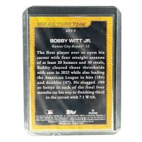 2026 Topps Team Bobby Witt JR Shortstop #ATT-5 Backside