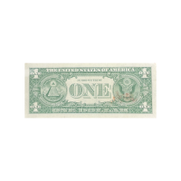 1957 United States Mint One Dollar Certificate Blue Seal #E696
Back