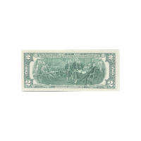1976 United States Mint Two Dollar Federal Reserve Note #A40 Back