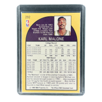 1990 NBA Hoops Karl Malone Utah Jazz #292 Back