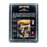 1992 Collect-A-Card Harley Davidson Series 2 1929 JDH 2-Cam 74 #122 Back