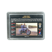 1992 Collect-A-Card Harley Davidson Series 2 1966 FLH Electra Glide #188 back
