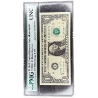2013 United States Mint Federal Reserve Note Minneapolis FR#3001-I PMG UNC Front