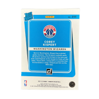 2021-22 Panini Donruss Basketball Corey Kispert #233 Back