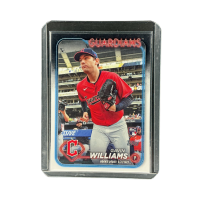 2024 Topps Chrome Update Gavin Williams Rookie Guardians #US294 Front
