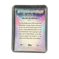 2024 Topps Stars Of MLB Nolan Schanuel Angels #SMLB-73 Backside