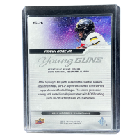 2024 Upper Deck Goodwin Champions Frank Gore JR. Young GUNS Football #YG-26 Back