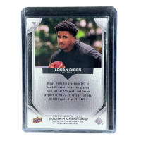 2024 Upper Deck Goodwin Champions Logan Diggs Football #P62 Back
