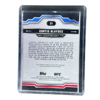 2025 Topps Chrome UFC Curtis Blaydes Heavyweight #31 Back