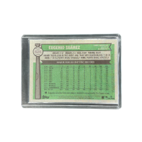 2025 Topps Heritage Eugenio Suarez RC Mariners #628 Back