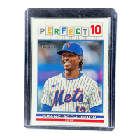 2025 Topps Heritage Francisco Lindor Mets Perfect 10 #P10-13
Front