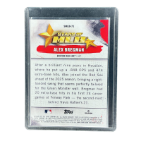 2025 Topps Stars Of MLB Alex Bregman #SMLB-71 BAck
